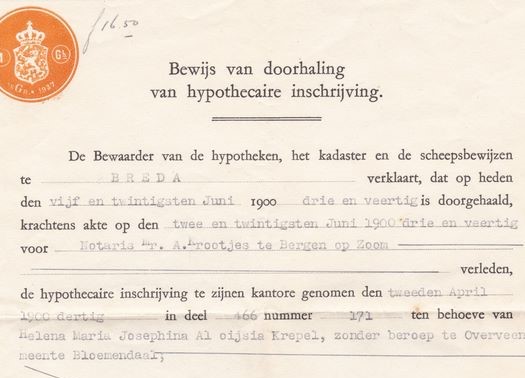 Wanneer een hypothecaire inschrijving volledig is afgelost, kan deze doorgehaald worden uit het hypotheekregister.