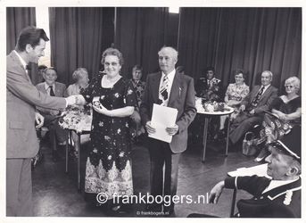 Gommert Bogers en burgemeester Ton Heldens